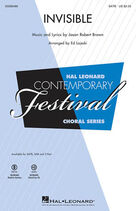 Cover icon of Invisible (arr. Ed Lojeski) (complete set of parts) sheet music for orchestra/band by Ed Lojeski and Jason Robert Brown, intermediate skill level
