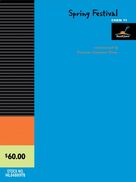 Cover icon of Spring Festival sheet music for concert band (full score) by Chen Yi, intermediate skill level