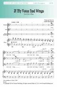 Cover icon of If My Voice Had Wings sheet music for choir (SATB: soprano, alto, tenor, bass) by Judith Herrington, intermediate skill level