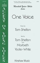 Cover icon of One Voice sheet music for choir (SSA: soprano, alto) by Tom Shelton and Maribeth Yoder-White, intermediate skill level