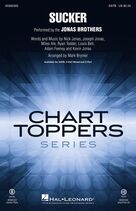 Cover icon of Sucker (arr. Mark Brymer) (complete set of parts) sheet music for orchestra/band by Mark Brymer, Adam Feeney, Carl Rosen, Jonas Brothers, Joseph Jonas, Kevin Jonas, Louis Bell, Nick Jonas and Ryan Tedder, intermediate skill level