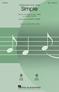 Cover icon of Simple (arr. Audrey Snyder) sheet music for choir (SAB: soprano, alto, bass) by k.d. lang, Audrey Snyder and David Piltch, intermediate skill level