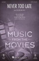 Cover icon of Never Too Late (from The Lion King 2019) (arr. Roger Emerson) (complete set of parts) sheet music for orchestra/band by Elton John, Roger Emerson and Tim Rice, intermediate skill level