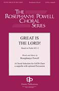 Cover icon of Great Is The Lord sheet music for choir (SATB: soprano, alto, tenor, bass) by Rosephanye Powell, intermediate skill level