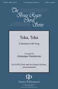 Cover icon of Teka, Teka (arr. Gintautas Venislovas) sheet music for choir (SATB: soprano, alto, tenor, bass) by Lithuanian Folk Song and Gintautas Venislovas, intermediate skill level