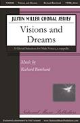 Cover icon of Visions And Dreams sheet music for choir (TTBB: tenor, bass) by Richard Burchard, intermediate skill level