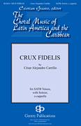 Cover icon of Crux Fidelis (ed. Cristian Grases) sheet music for choir (SATB: soprano, alto, tenor, bass) by Cesar Alejandro Carillo and Cristian Grases, intermediate skill level