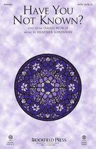 Cover icon of Have You Not Known? (COMPLETE) sheet music for orchestra/band by Heather Sorenson and Isaiah 40:28-31, intermediate skill level