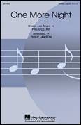 Cover icon of One More Night (arr. Philip Lawson) sheet music for choir (SATB: soprano, alto, tenor, bass) by Phil Collins and Philip Lawson, intermediate skill level
