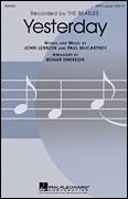 Cover icon of Yesterday (arr. Roger Emerson) sheet music for choir (SATB: soprano, alto, tenor, bass) by The Beatles, Roger Emerson, John Lennon and Paul McCartney, intermediate skill level