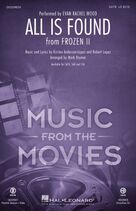 Cover icon of All Is Found (from Disney's Frozen 2) (arr. Mark Brymer) (complete set of parts) sheet music for orchestra/band by Mark Brymer, Evan Rachel Wood, Kristen Anderson-Lopez and Robert Lopez, intermediate skill level
