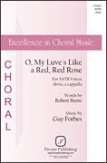 Cover icon of O, My Luve's Like a Red, Red Rose sheet music for choir (SATB: soprano, alto, tenor, bass) by Guy Forbes, Robert Burns and Robert Burns and Guy Forbes, intermediate skill level