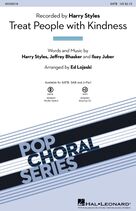 Cover icon of Treat People With Kindness (arr. Ed Lojeski) (complete set of parts) sheet music for orchestra/band by Ed Lojeski, Harry Styles, Ilsey Juber and Jeff Bhasker, intermediate skill level