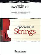 Cover icon of Music from Incredibles 2 (arr. Larry Moore) (COMPLETE) sheet music for orchestra by Michael Giacchino and Larry Moore, intermediate skill level
