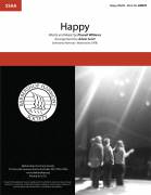 Cover icon of Happy (from Despicable Me 2) (arr. Adam Scott) sheet music for choir (SSAA: soprano, alto) by Pharrell Williams and Adam Scott, intermediate skill level
