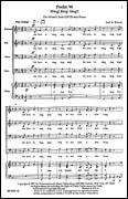 Cover icon of Psalm 98 (Sing! Sing! Sing!) sheet music for choir (SATB: soprano, alto, tenor, bass) by Jose Bowen, classical score, intermediate skill level
