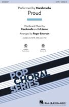 Cover icon of Proud (arr. Roger Emerson) (complete set of parts) sheet music for orchestra/band by Roger Emerson, Lil Aaron and Marshmello, intermediate skill level