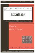 Cover icon of Exultate sheet music for choir (TTBB: tenor, bass) by David C. Dickau, intermediate skill level