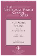 Cover icon of Non Nobis, Domine sheet music for choir (SATB: soprano, alto, tenor, bass) by Rosephanye Powell and Latin Text, intermediate skill level