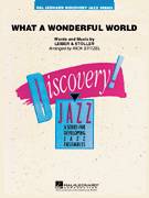 Cover icon of What a Wonderful World (arr. Rick Stitzel) (COMPLETE) sheet music for jazz band by Louis Armstrong, Bob Thiele, George David Weiss and Rick Stitzel, intermediate skill level