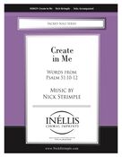 Cover icon of Create In Me sheet music for voice and piano by Nick Strimple and Psalm 51, intermediate skill level