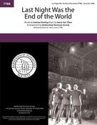 Cover icon of Last Night Was The End Of The World (arr. Barbershop Harmony Society) sheet music for choir (TTBB: tenor, bass) by Harry Von Tilzer, Barbershop Harmony Society, Andrew B. Sterling and Andrew B. Sterling & Harry von Tilzer, intermediate skill level