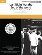 Cover icon of Last Night Was The End Of The World (arr. Barbershop Harmony Society) sheet music for choir (SATB: soprano, alto, tenor, bass) by Harry Von Tilzer, Barbershop Harmony Society, Andrew B. Sterling and Andrew B. Sterling & Harry von Tilzer, intermediate skill level