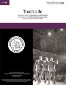 Cover icon of That's Life (arr. Barbershop Harmony Society) sheet music for choir (TTBB: tenor, bass) by Dean Kay & Kelly Gordon, Barbershop Harmony Society, Dean Kay and Kelly Gordon, intermediate skill level