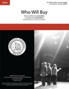 Cover icon of Who Will Buy (from Oliver!) (arr. Dave Briner) sheet music for choir (SSAA: soprano, alto) by Lionel Bart and Dave Briner, intermediate skill level