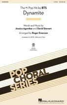 Cover icon of Dynamite (arr. Roger Emerson) sheet music for choir (2-Part) by BTS, Roger Emerson, Dave Stewart and Jessica  Agombar, intermediate duet