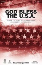 Cover icon of God Bless The U.S.A. (arr. David Schmidt) sheet music for choir (SAB: soprano, alto, bass) by Lee Greenwood and David Schmidt, intermediate skill level