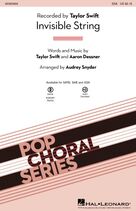 Cover icon of invisible string (arr. Audrey Snyder) sheet music for choir (SSA: soprano, alto) by Taylor Swift, Audrey Snyder and Aaron Dessner, intermediate skill level