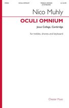 Cover icon of Oculi Omnium (Jesus College) sheet music for choir (2-Part) by Nico Muhly, classical score, intermediate duet