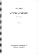 Cover icon of Mixed Messages sheet music for orchestra (full score) by Nico Muhly, classical score, intermediate skill level