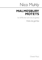 Cover icon of Malmesbury Motets sheet music for orchestra/band (viola de gamba) by Nico Muhly, classical score, intermediate skill level