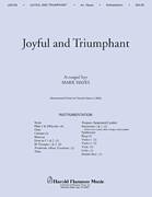 Cover icon of Joyful and Triumphant (COMPLETE) sheet music for orchestra/band by Mark Hayes, intermediate skill level