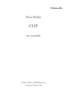 Cover icon of Clip sheet music for mixed ensemble (parts) by Nico Muhly, classical score, intermediate skill level