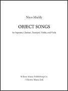 Cover icon of Object Songs sheet music for mixed ensemble (score ands) by Nico Muhly, classical score, intermediate skill level
