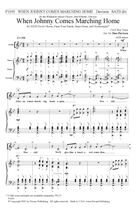Cover icon of When Johnny Comes Marching Home (arr. Dan Davison) sheet music for choir (SATB: soprano, alto, tenor, bass) by Civil War Tune and Dan Davison, intermediate skill level