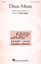 Cover icon of Deus Meus sheet music for choir (3-Part Treble) by Daisy Fragoso and Ruth 1:16, intermediate skill level