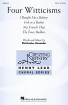 Cover icon of Four Witticisms sheet music for choir (SATB: soprano, alto, tenor, bass) by Christopher Alexander, intermediate skill level