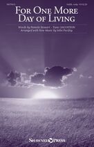 Cover icon of For One More Day Of Living (arr. John Purifoy) sheet music for choir (SATB: soprano, alto, tenor, bass) by Pamela Stewart, John Purifoy and Tune: Salvation, intermediate skill level