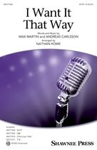 Cover icon of I Want It That Way (arr. Nathan Howe) sheet music for choir (SATB: soprano, alto, tenor, bass) by Backstreet Boys, Nathan Howe, Andreas Carlsson and Max Martin, intermediate skill level