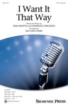 Cover icon of I Want It That Way (arr. Nathan Howe) sheet music for choir (TTBB: tenor, bass) by Backstreet Boys, Nathan Howe, Andreas Carlsson and Max Martin, intermediate skill level