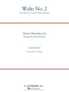 Cover icon of Waltz No. 2 (from Suite for Variety Stage Orchestra) (arr. Brown) sheet music for concert band (pt.3 - f horn) by Dmitri Shostakovich and Michael Brown, classical score, intermediate skill level