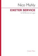 Cover icon of Exeter Service sheet music for choir (SATB: soprano, alto, tenor, bass) by Nico Muhly, classical score, intermediate skill level