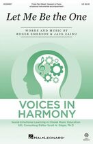 Cover icon of Let Me Be The One sheet music for choir (SAB: soprano, alto, bass) by Roger Emerson & Jack Zaino, Jack Zaino and Roger Emerson, intermediate skill level