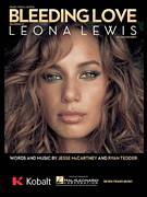 Cover icon of Bleeding Love sheet music for voice, piano or guitar by Leona Lewis, Jesse McCartney and Ryan Tedder, intermediate skill level