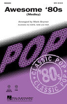 Cover icon of Awesome '80s (Medley) (complete set of parts) sheet music for orchestra/band by Mark Brymer, intermediate skill level