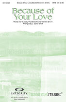 Cover icon of Because Of Your Love (COMPLETE) sheet music for orchestra/band (Orchestra) by Paul Baloche, Brenton Brown and J. Daniel Smith, intermediate skill level